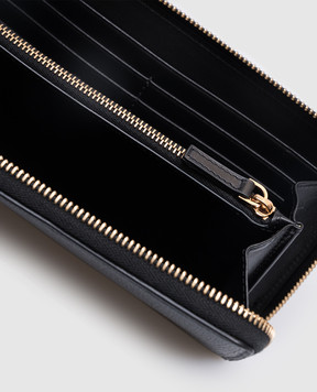Versace Black Medusa Biggie leather wallet DPDI0561A10544