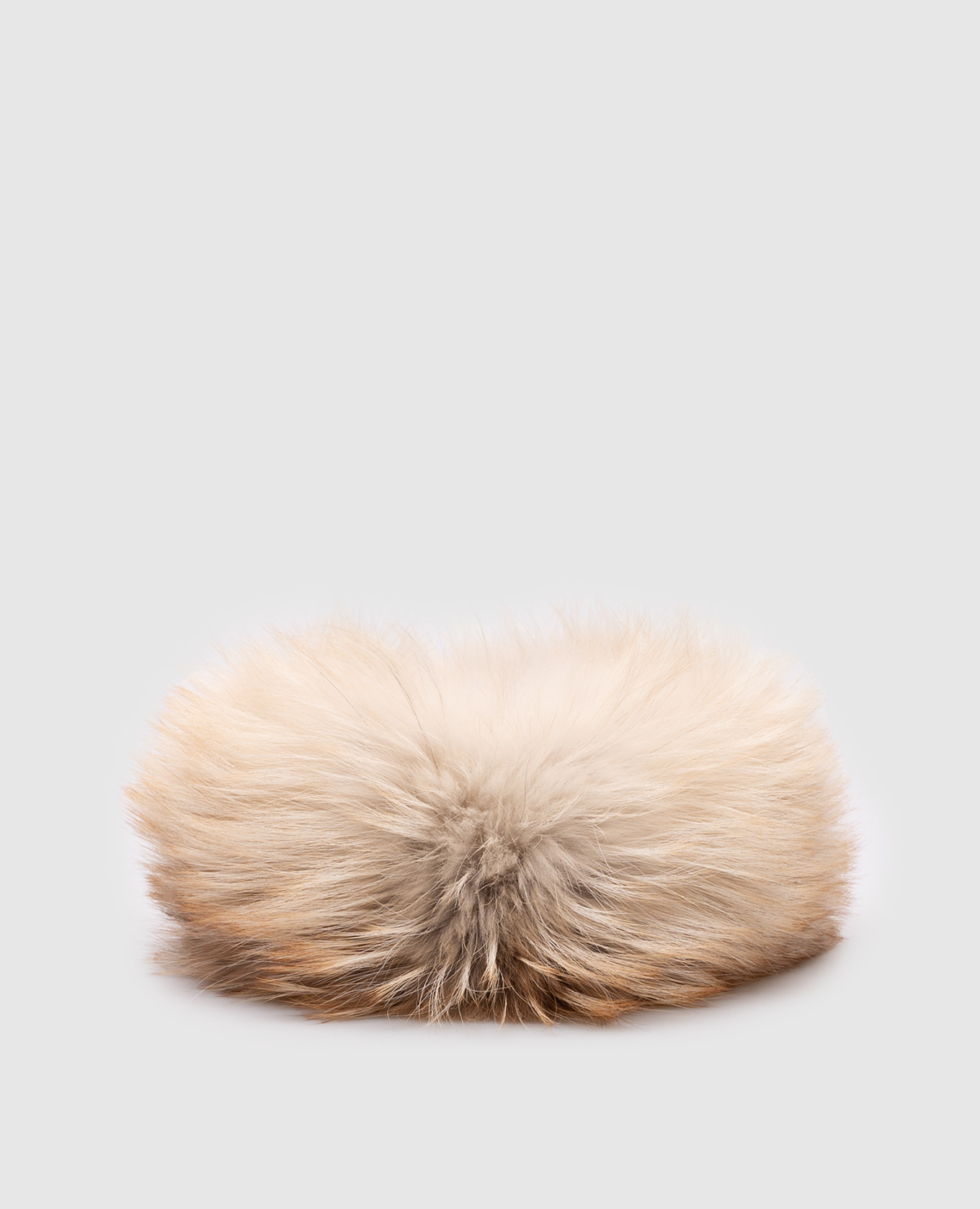 

Beige fox fur headband Rindi