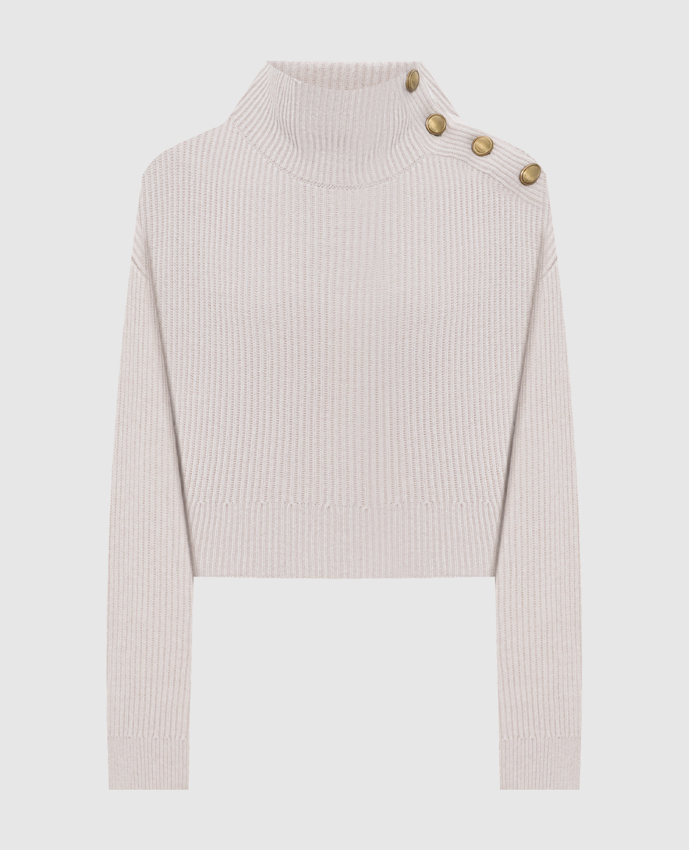 Gray wool, cashmere and silk sweater Brunello Cucinelli