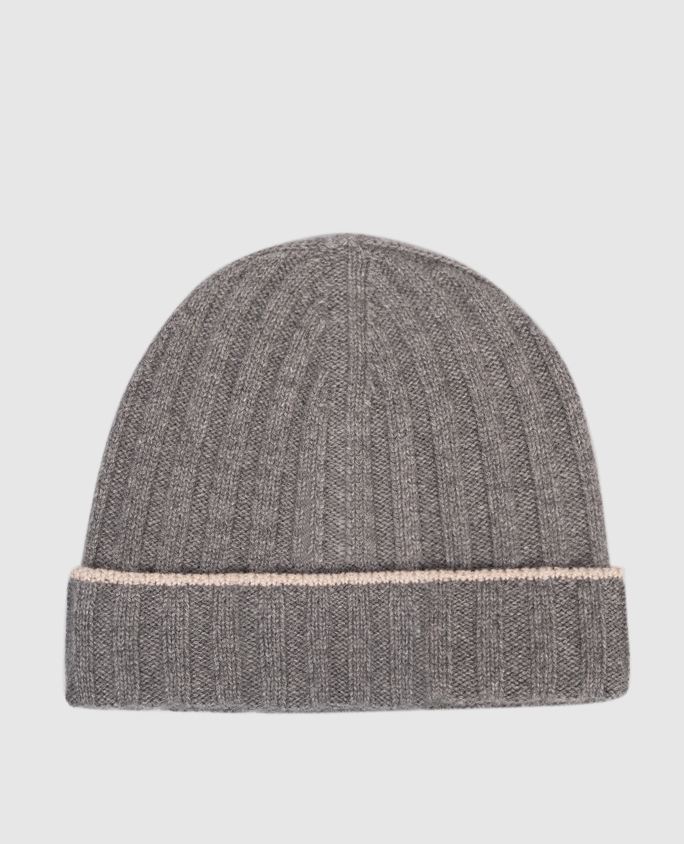 Gray cashmere hat Brunello Cucinelli