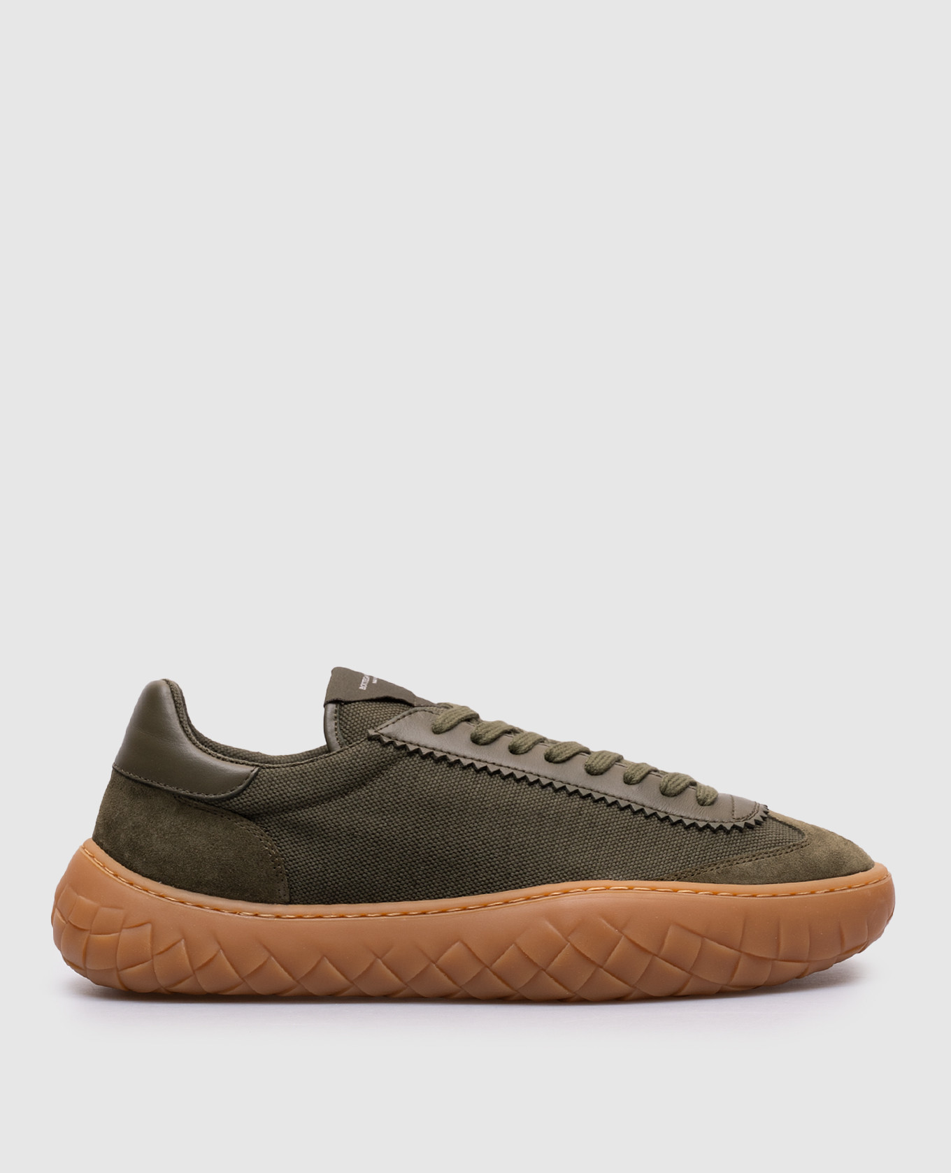 Green Explora combination sneakers Bottega Veneta