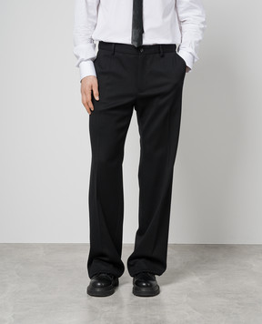 Dolce&Gabbana Black pants made of wool GYZMHTGH862