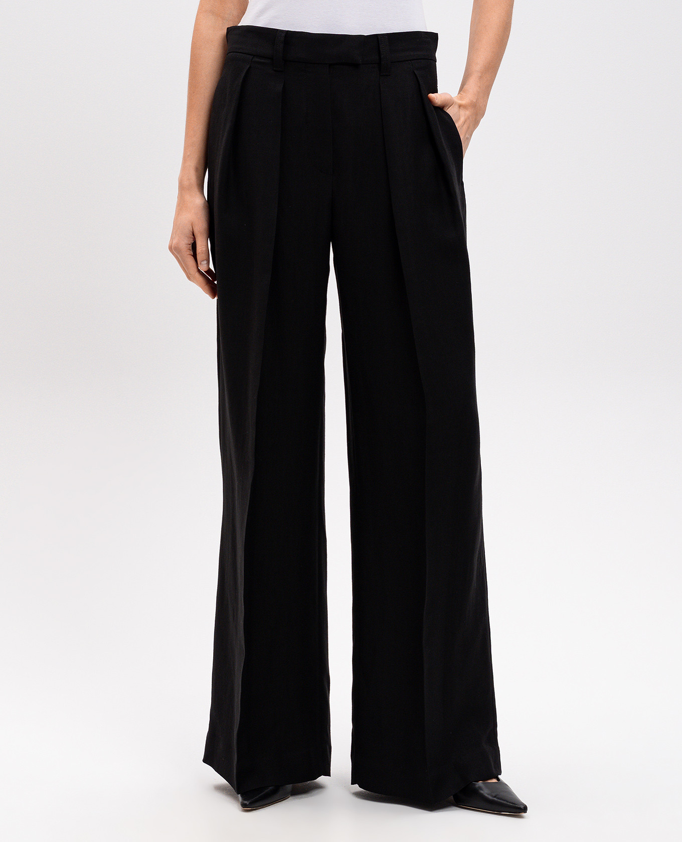 

Black linen pants Brunello Cucinelli