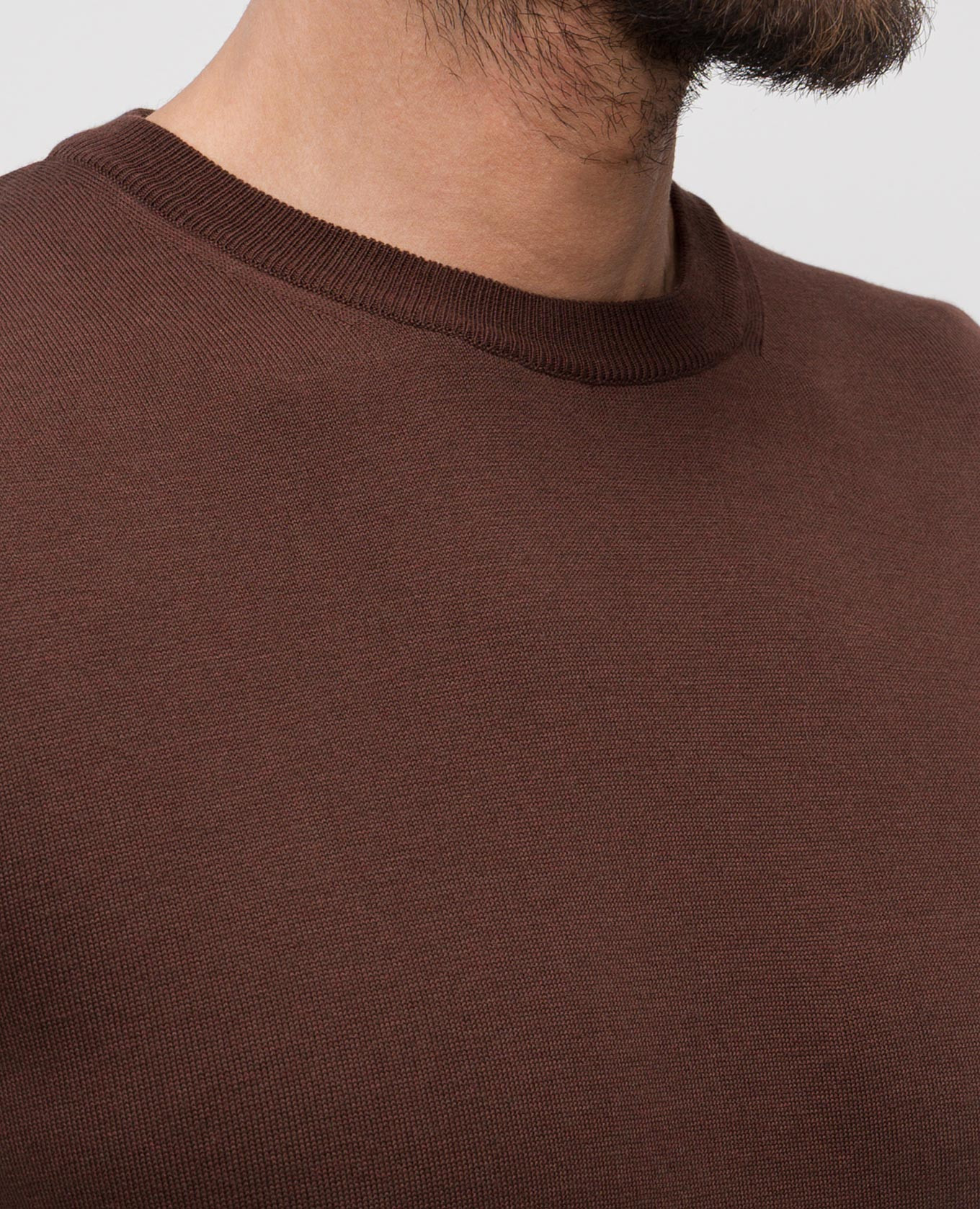 

Brown silk and cashmere T-shirt Cashmere&Whiskey