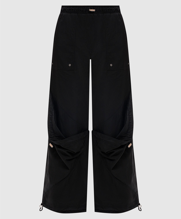 THE ATTICO Woman Pants Black 250WCP00255PLL001AA 100 THE ATTICO Woman Pants Black 250WCP00255PLL001AA 100