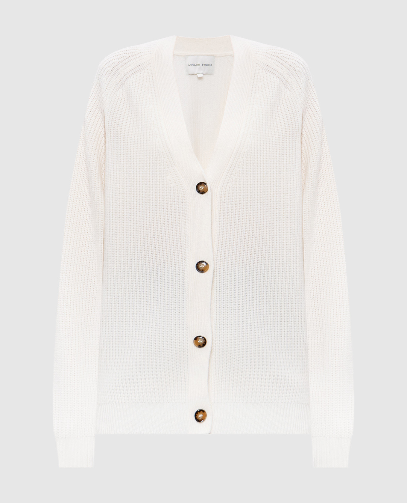 White lekao cashmere cardigan lou lou studio