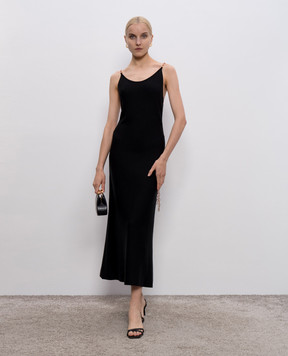 Gabriela Hearst Adeona black silk dress 2259818A115