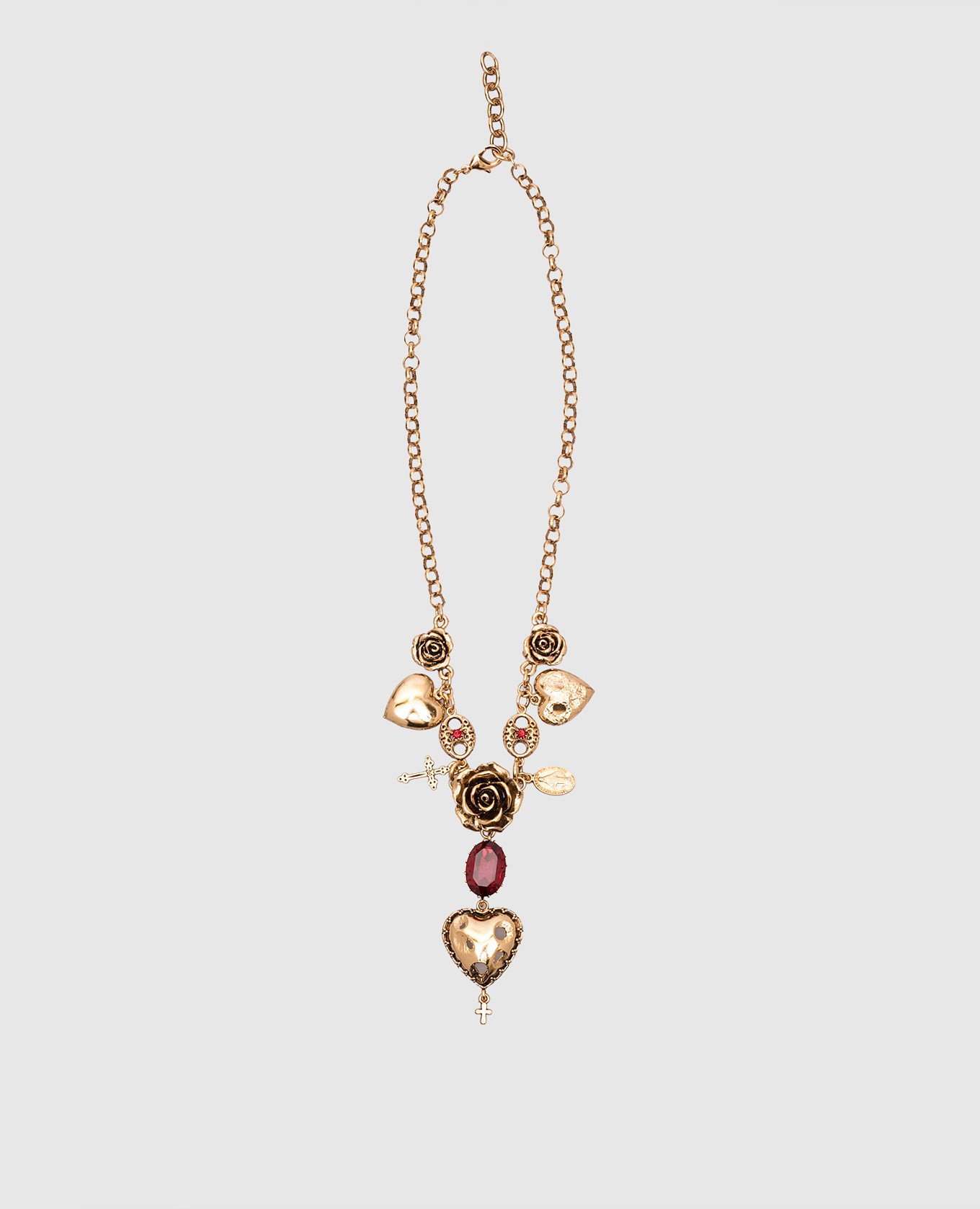 

Golden necklace with pendants CelesteG