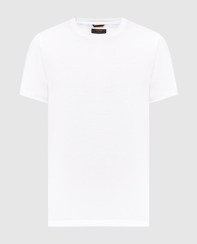 MooRER Mike white T-shirt with logo MIKESIP