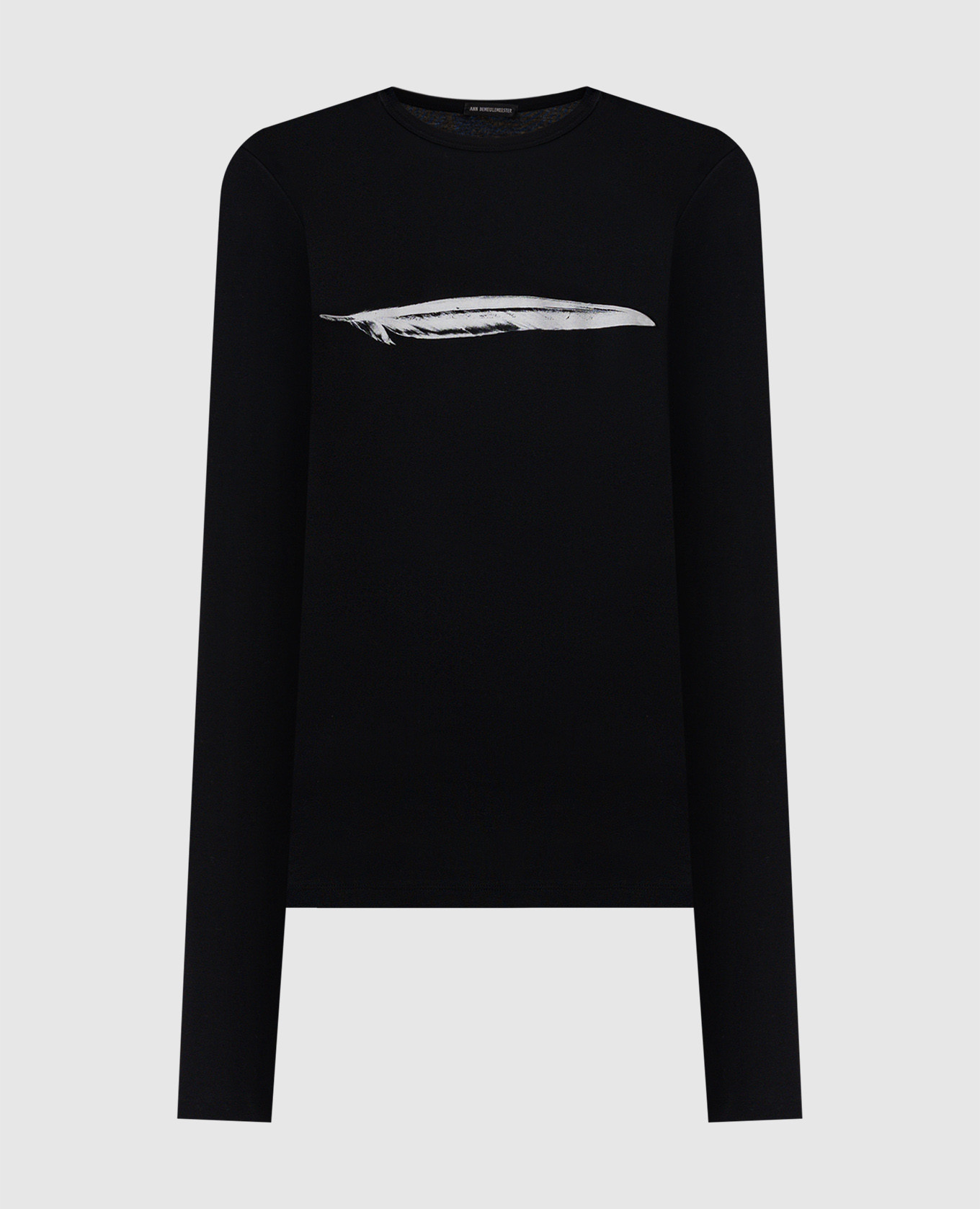 

Black longsleeve with print Ann Demeulemeester