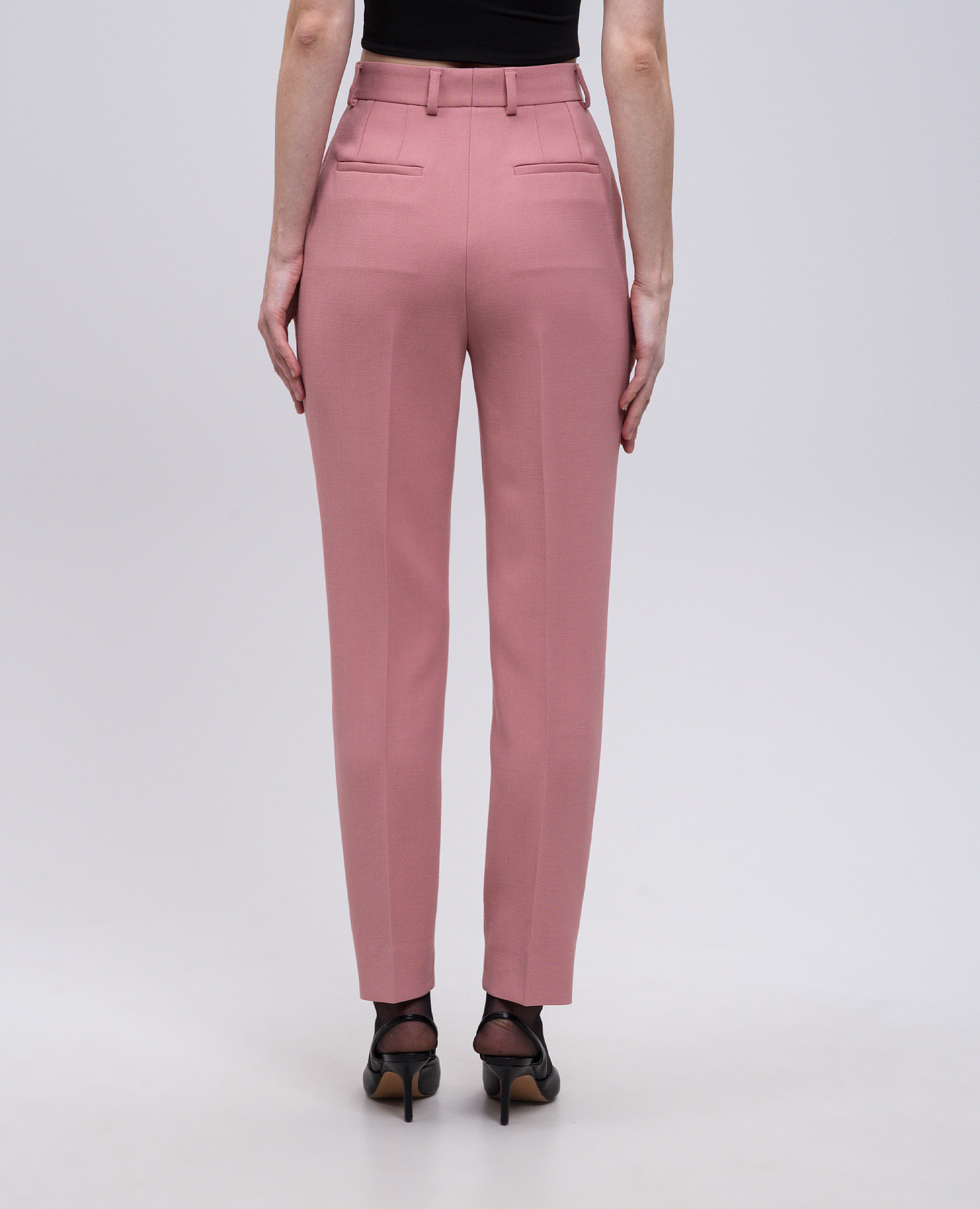 Pink wool pants Dolce&Gabbana 4