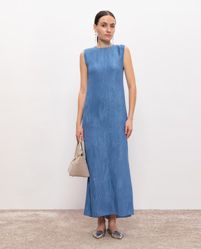 Gabriela Hearst Carling blue silk reaper maxi dress 3254278S121