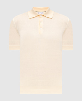 Brunello Cucinelli Yellow polo M29800125