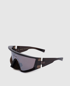 Balmain Espion sunglasses with logo in brown BPS157B138
