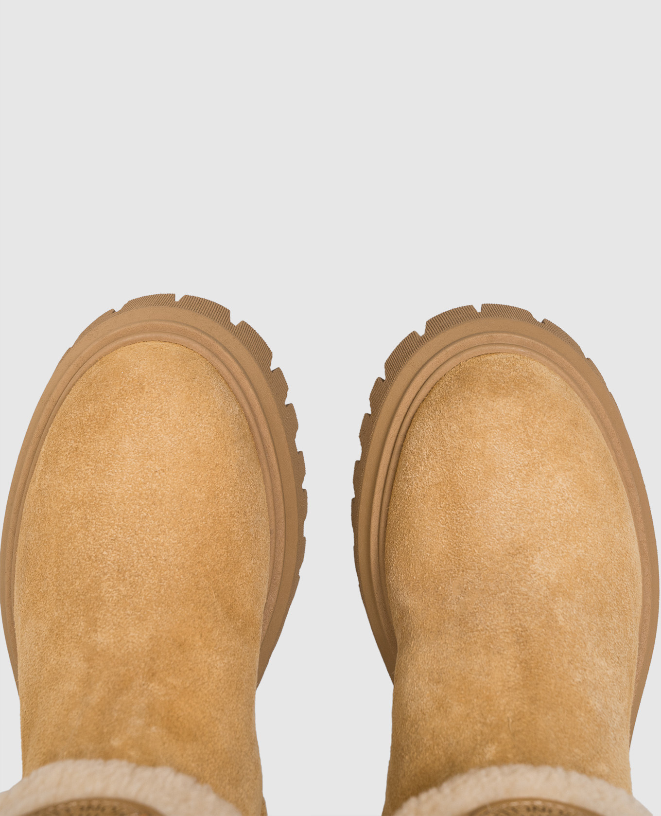 Petit Aurea beige suede boots Moncler ENFANT 4