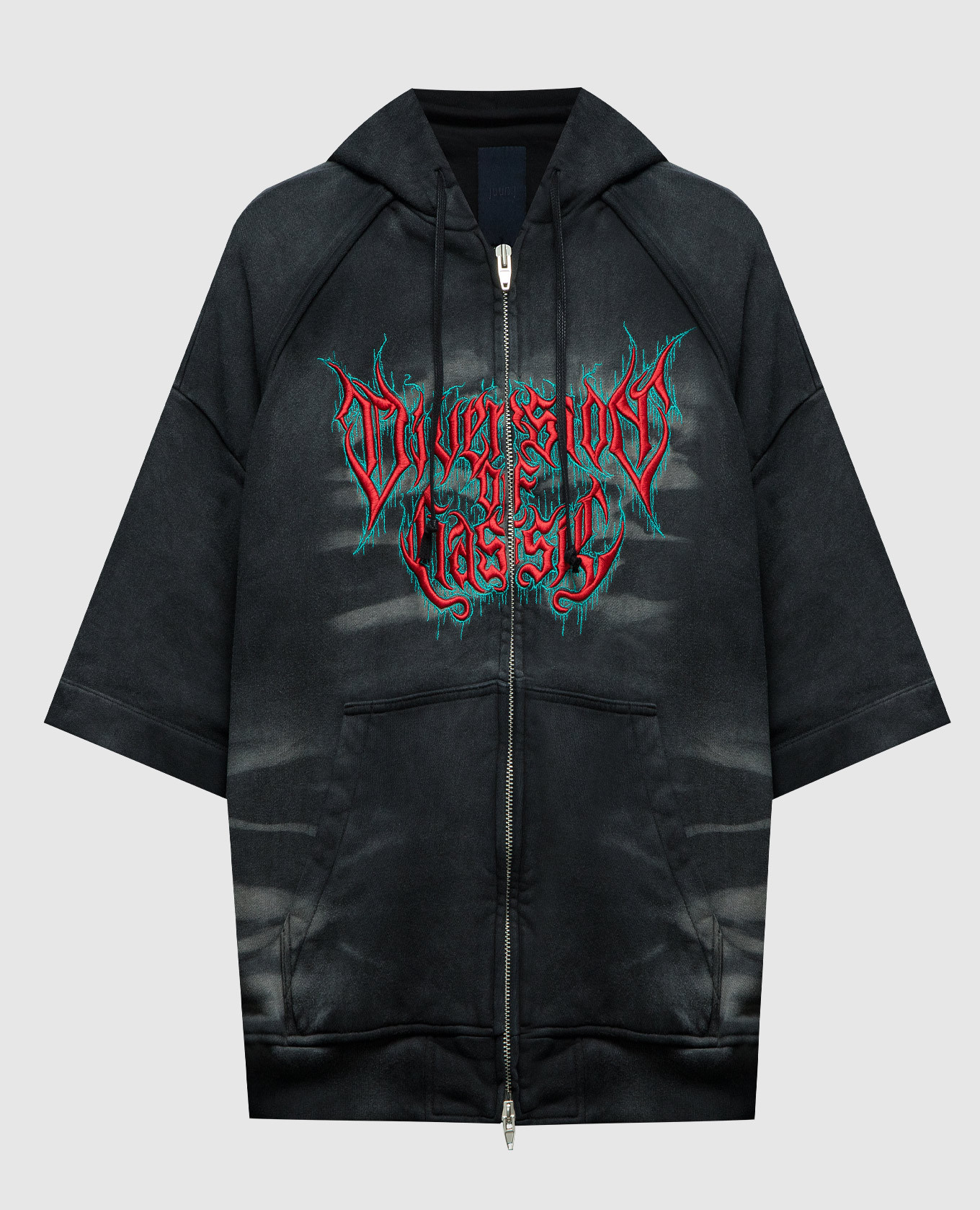 

Gray sports jacket with textured embroidery Juun.j, Grey