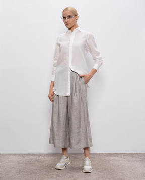 Intoca White shirt with frame 251SENBANSH1203