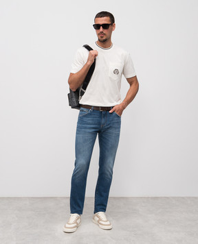 Dolce&Gabbana Blue jeans with a worn effect GY07CDG8NX1