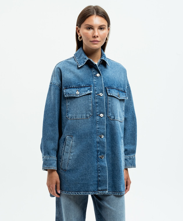 アウトレット★Weekend Max Mara★tartufo デニムジャケット Max Mara Weekend - TARTUFO blue denim jacket with a
