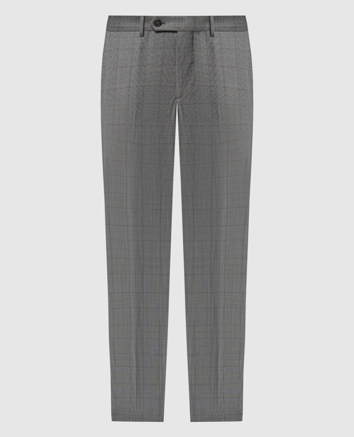 

Gray checkered wool pants Brunello Cucinelli, Grey