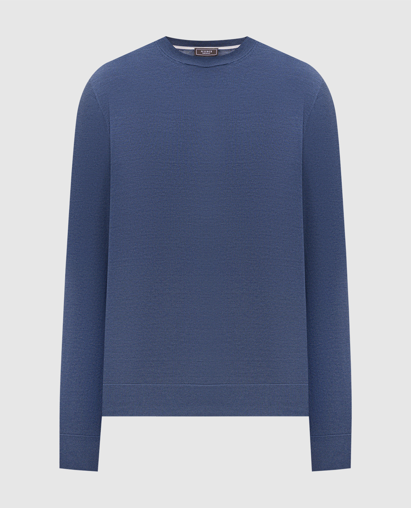 Blue sweater with silk Peserico