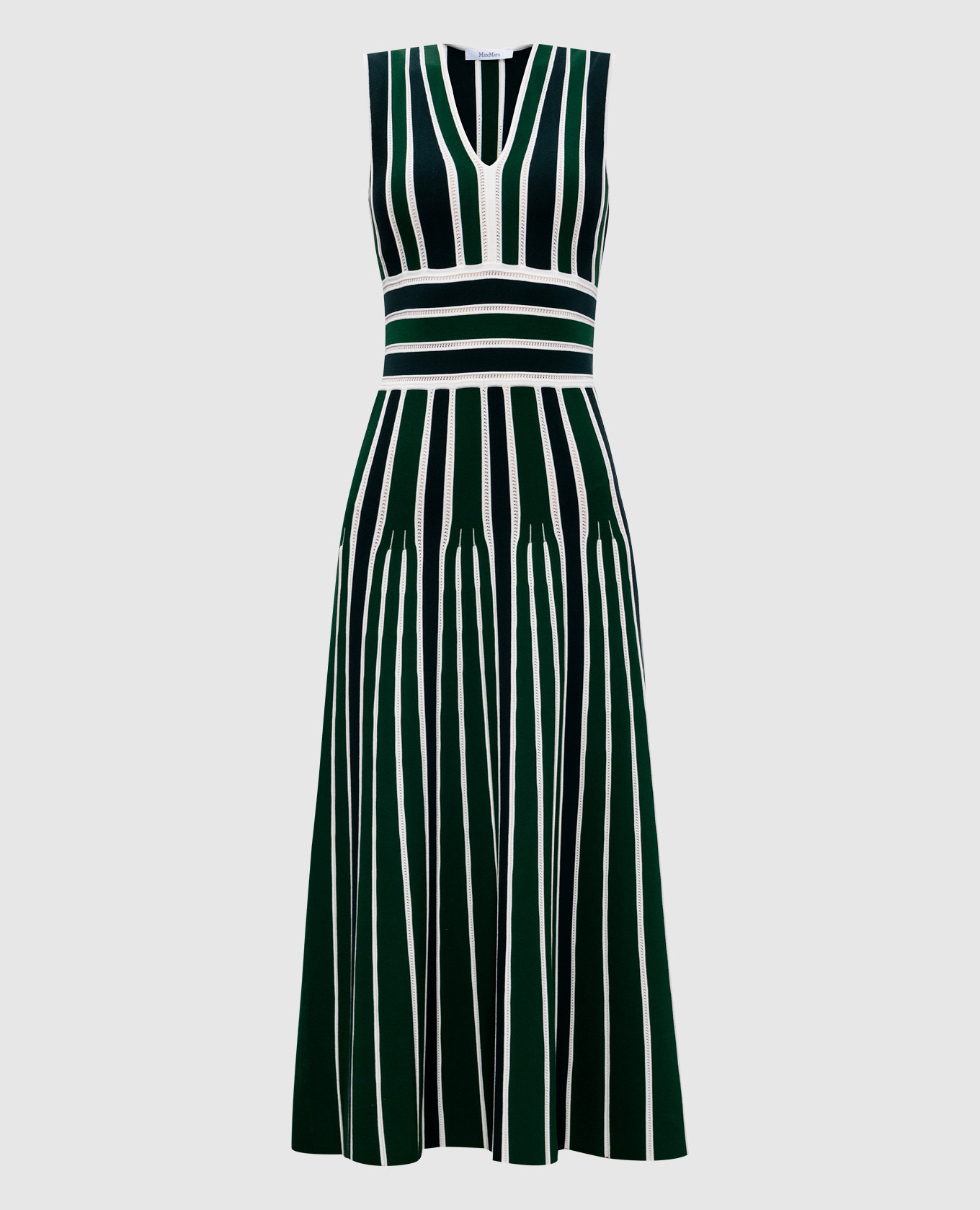 Green striped TALLONE dress Max Mara