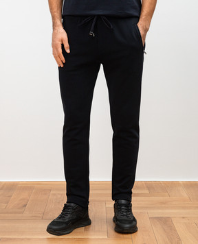 Dolce&Gabbana Blue sweatpants with logo G4ZCATG7JYX