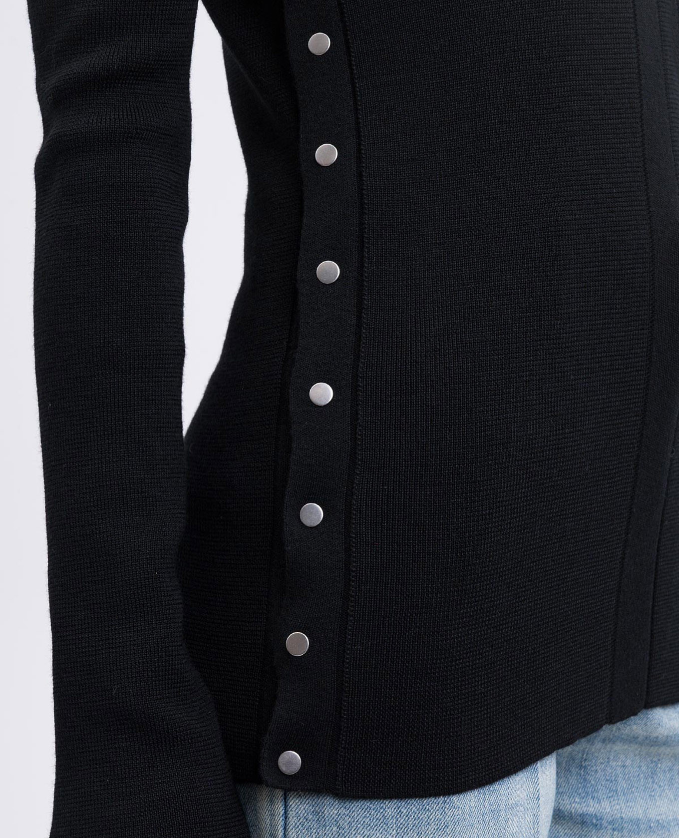Black wool pullover Jil Sander 5