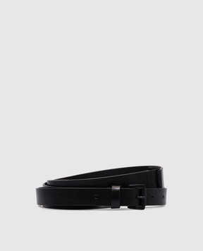 Ann Demeulemeester Black Fina leather belt B0012465LT128