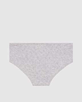 Story Loris Gray panties with patterned lace 36947