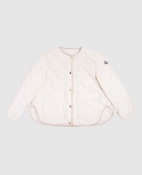 Moncler ENFANT Children's beige down jacket Ursella with logo J29541A0004254A811214