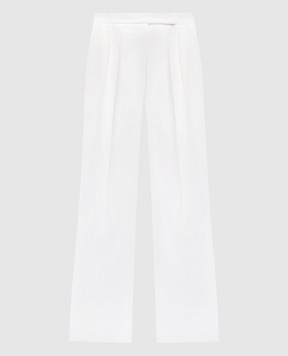 Max Mara White CHENZIA patterned palazzo pants CHENZIA