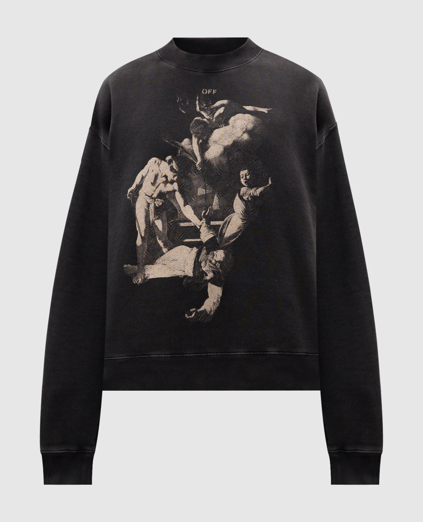 

Grey sweatshirt with Martyrdom print Off-White
