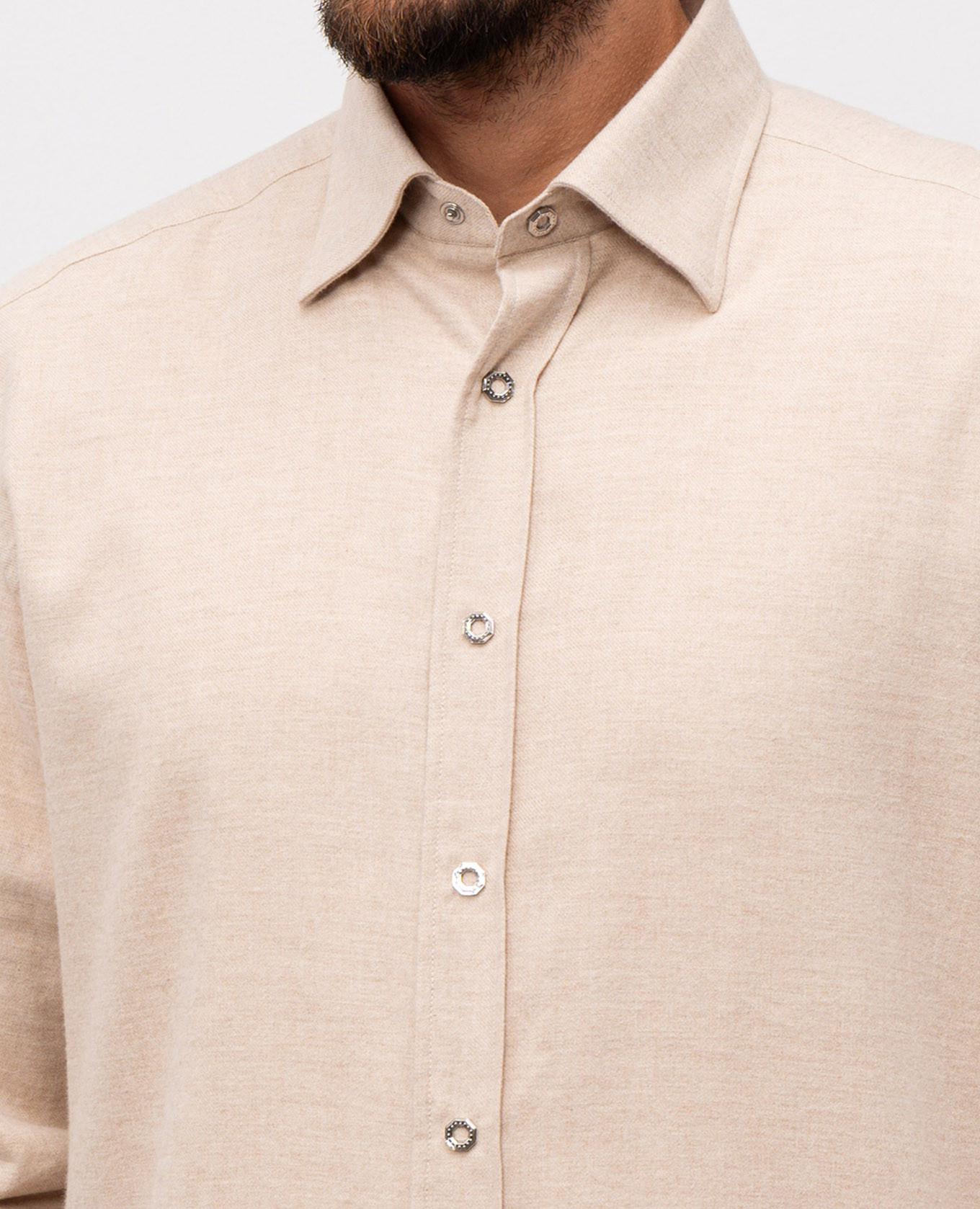 

Beige shirt Stefano Ricci
