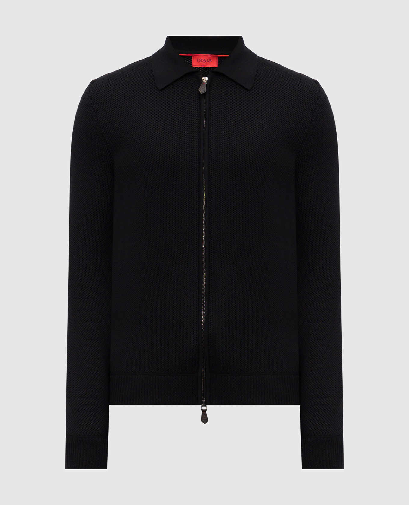 

Black cardigan made of wool, silk and cashmere ISAIA