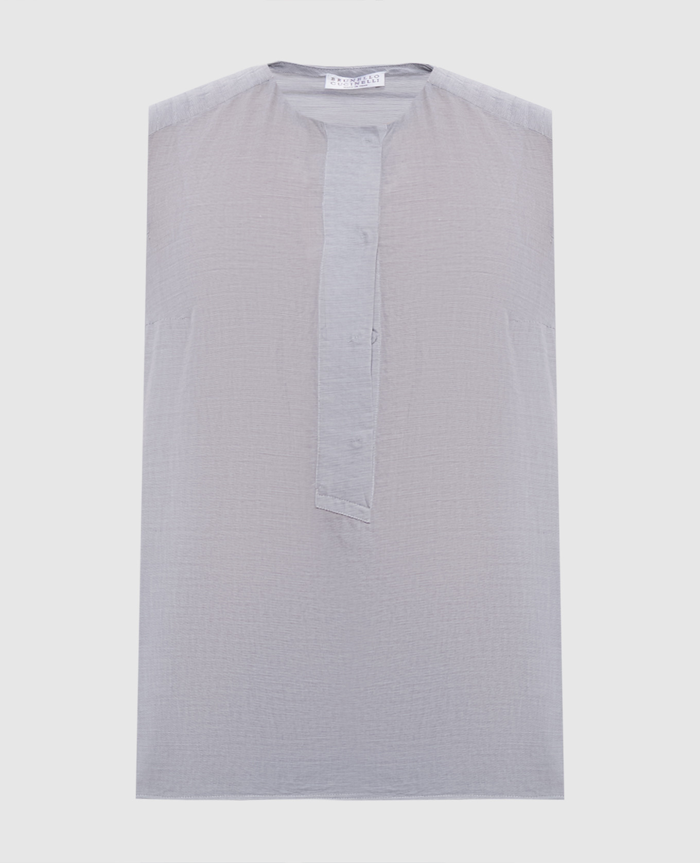 

Gray blouse Brunello Cucinelli, Grey