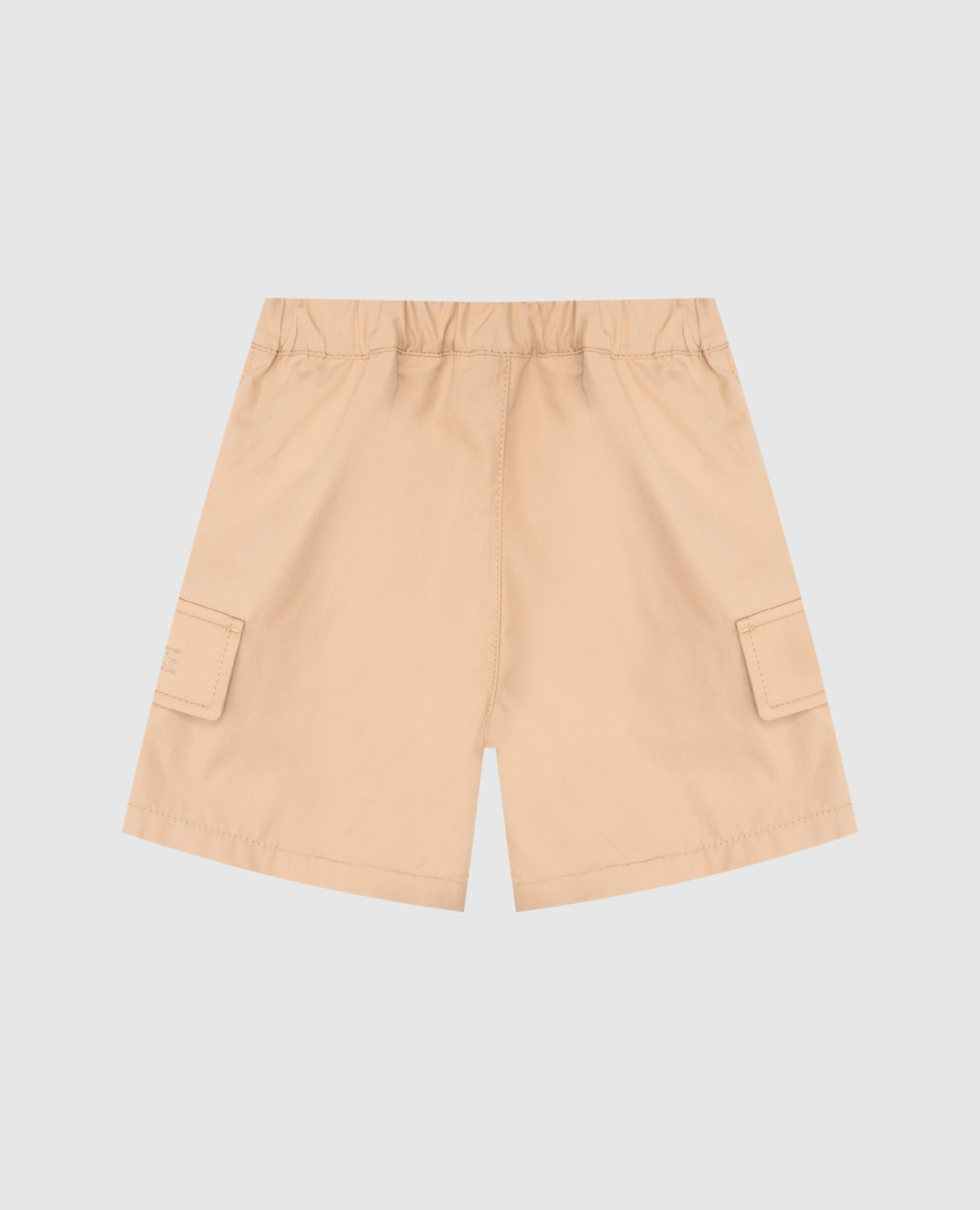 

Children's beige shorts with logo Versace