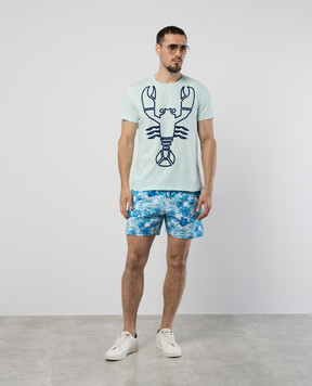 Vilebrequin White Moorise Printed Swim Shorts MSOAF103
