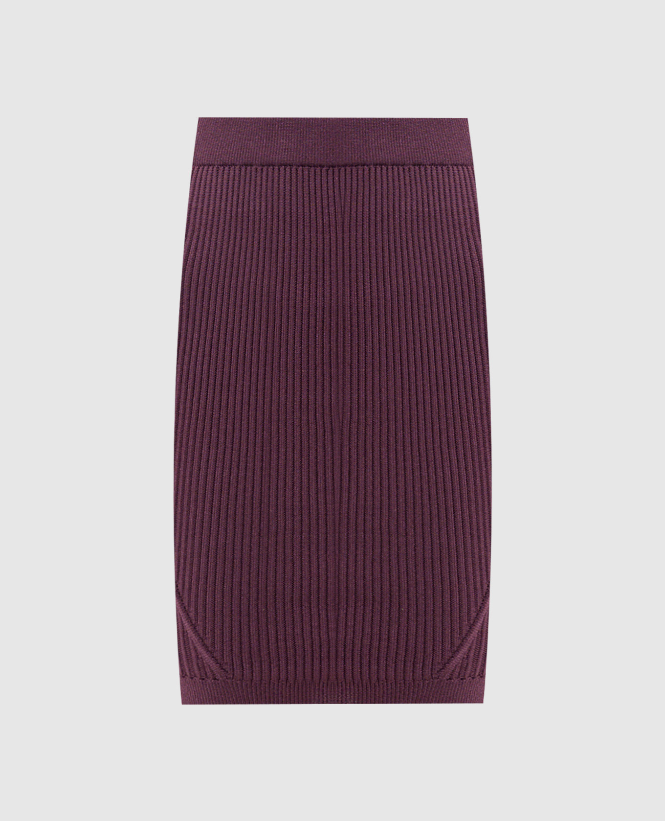 Jupe côtelée violette