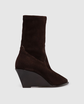 Jimmy Choo Haley brown suede ankle boots HADLEYAB60SUE