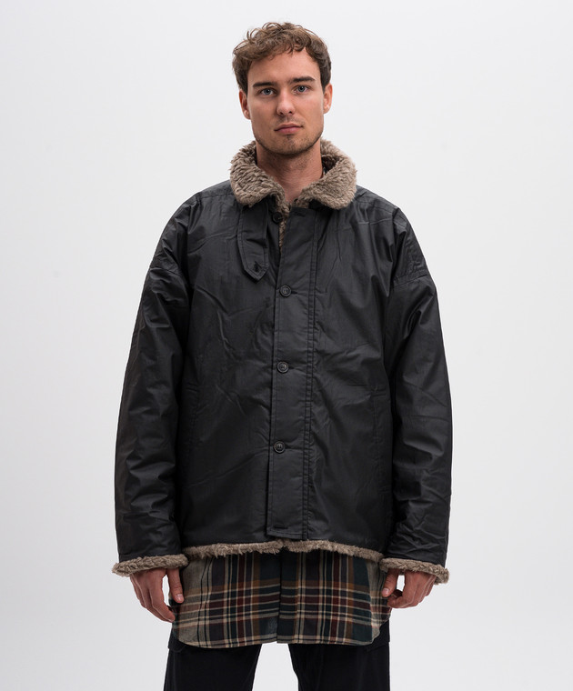 Jan Jan Van Essche - Two-sided jacket with sheepskin