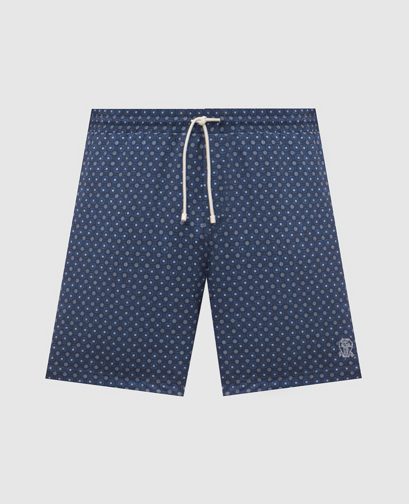 

Blue geometric print swim shorts Brunello Cucinelli