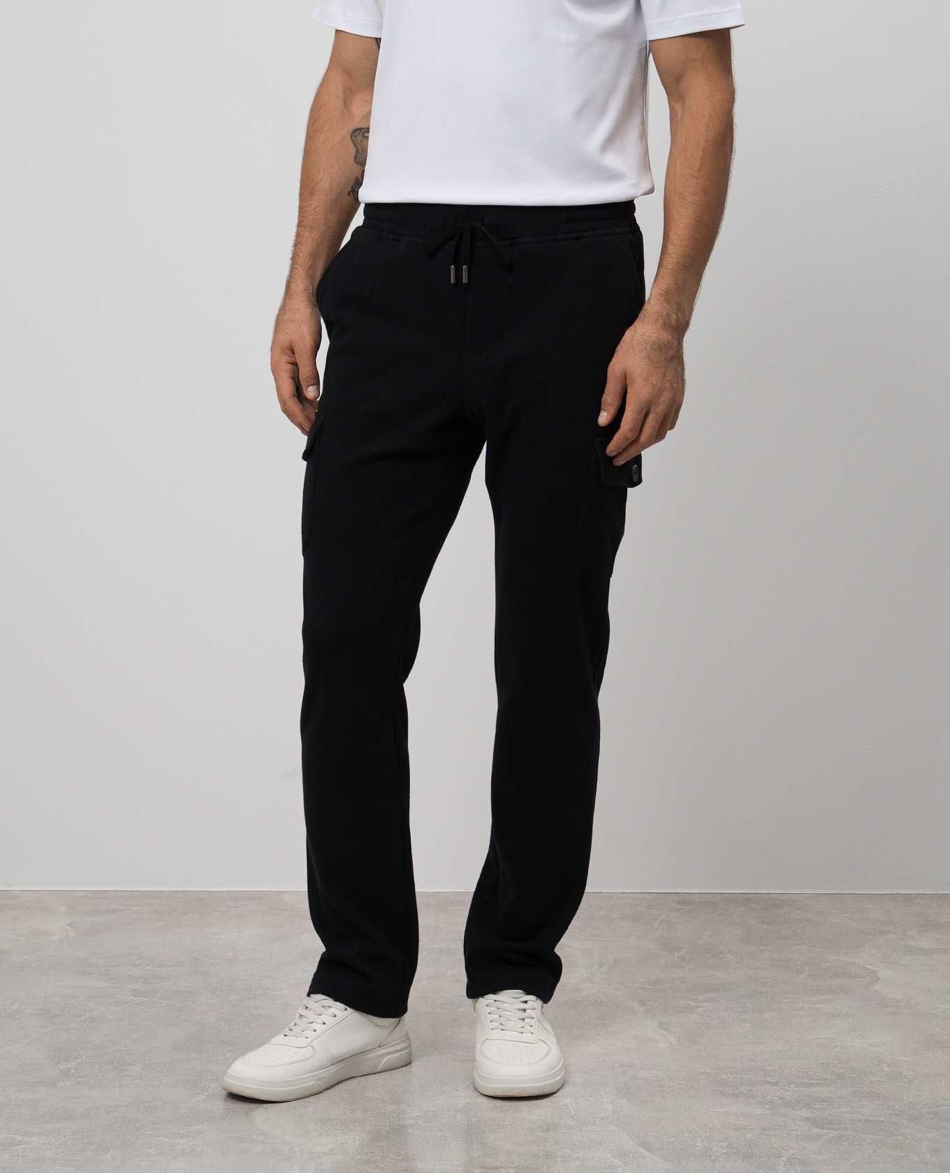 

Black pants with logo CAPOBIANCO
