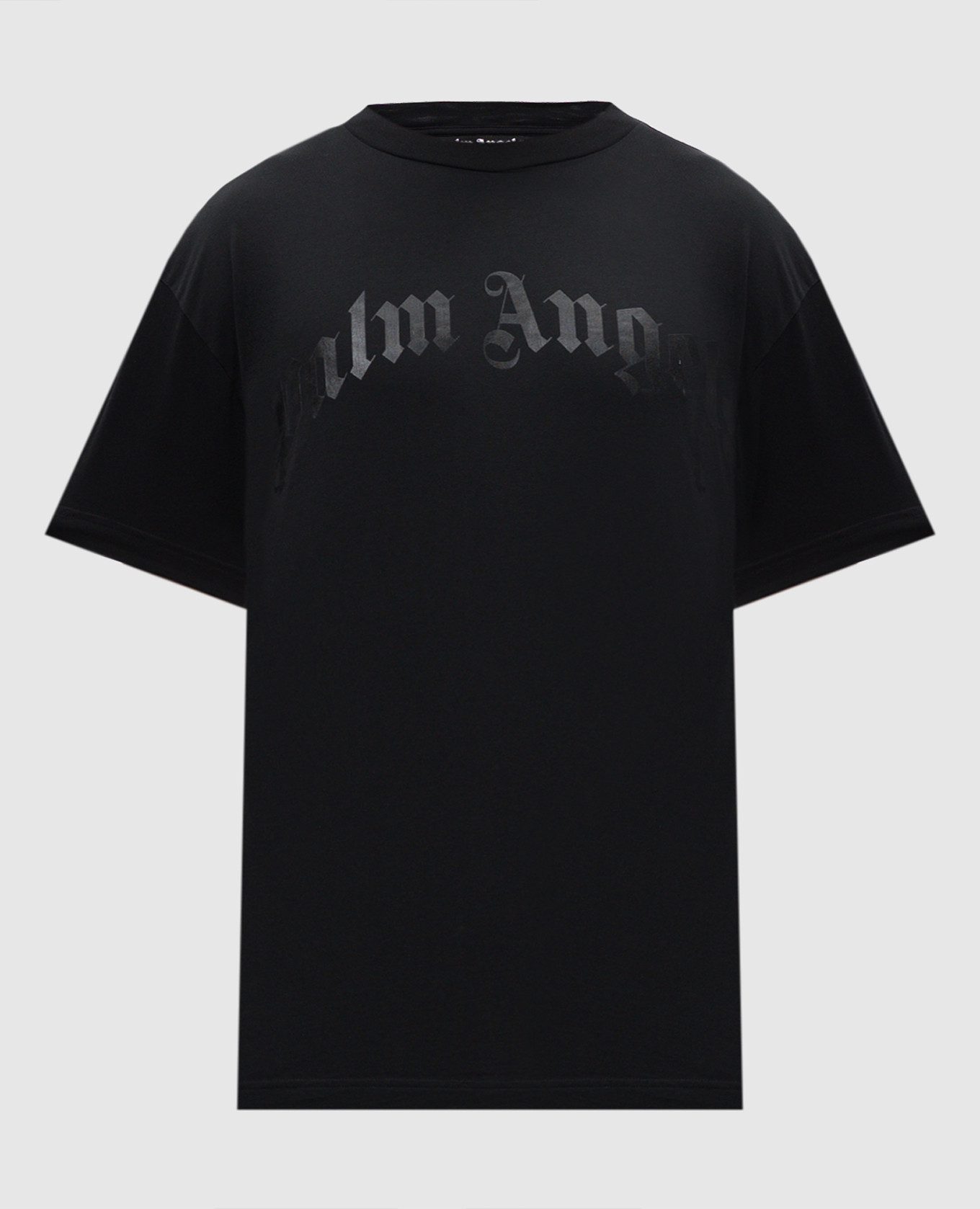 

Black t-shirt with logo print Palm Angels