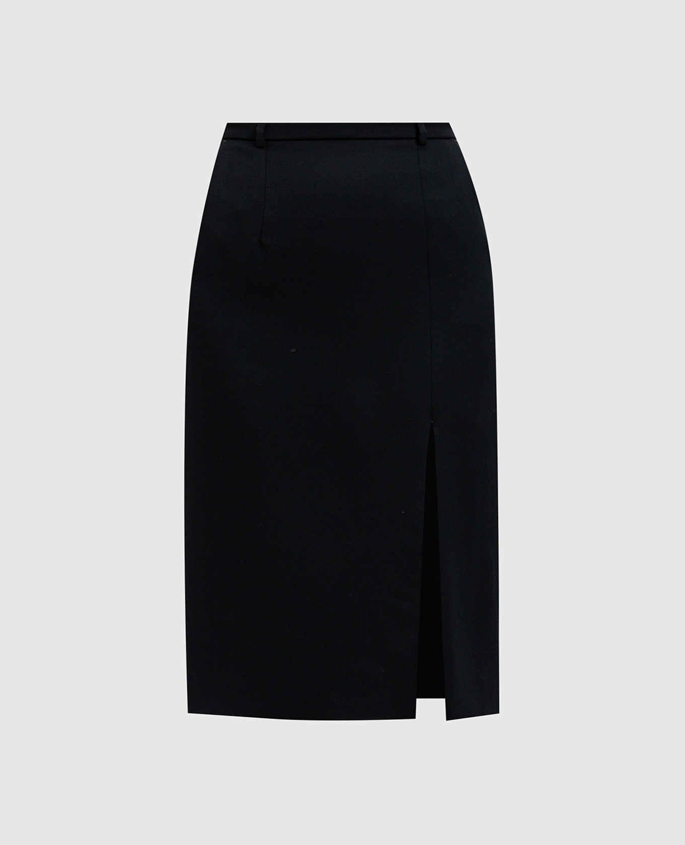 Black midi dress made of wool Dolce&Gabbana
