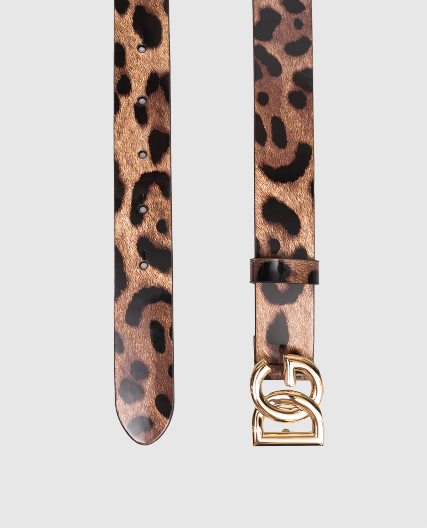 

Children's brown leather belt in leopard print Dolce&Gabbana