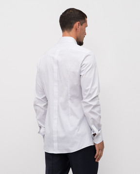 Dolce&Gabbana White shirt with a pattern G5KH7TFMRBO