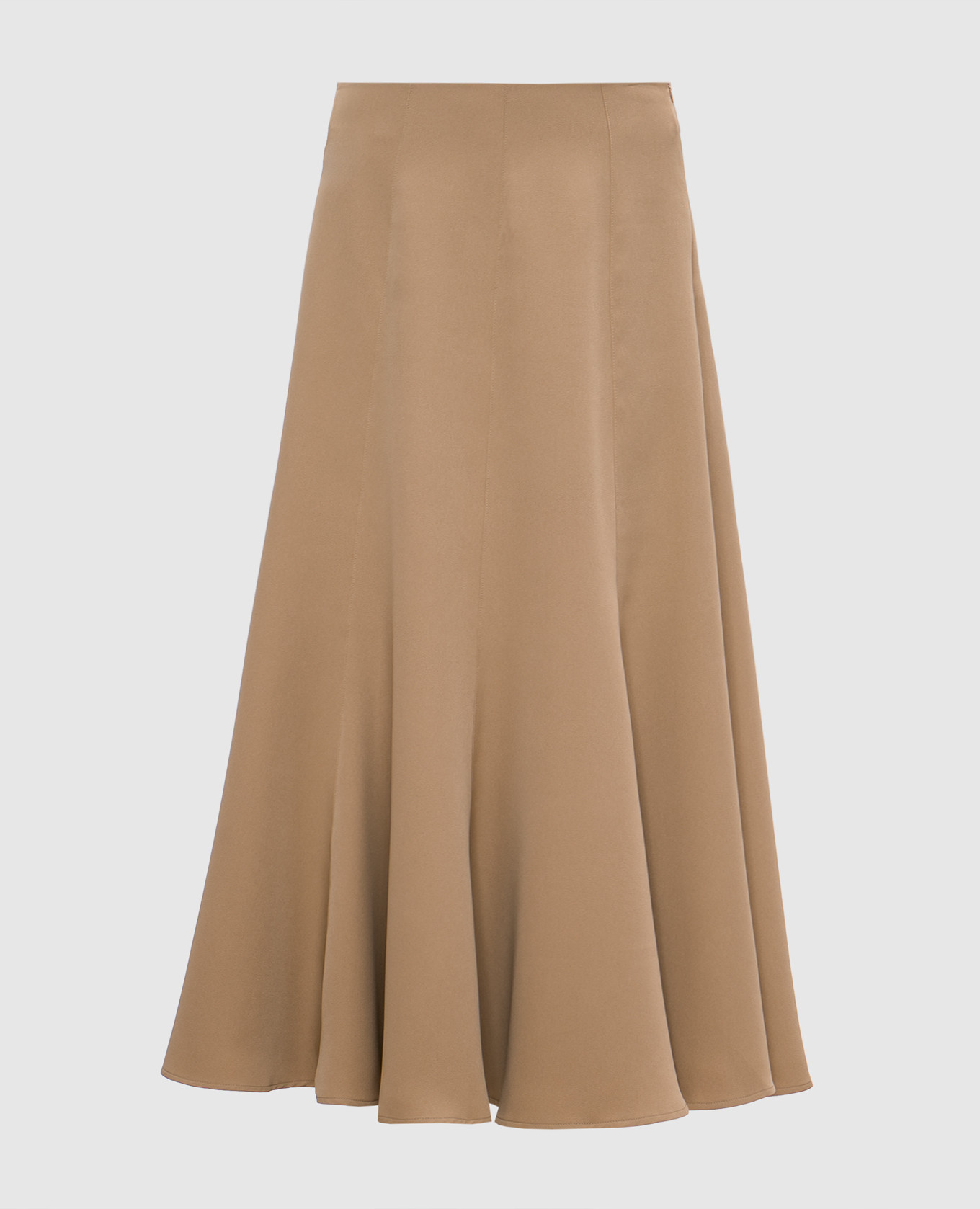 

Beige midi skirt Ermanno Scervino, Brown