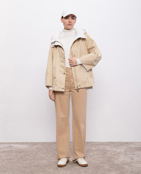 MooRER Beige raincoat LAWRIE LAWRIEADB