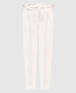 Brunello Cucinelli Beige linen pants MP420M5030
